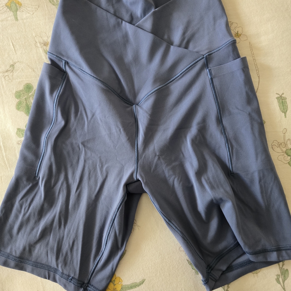 Aerie Women's Slate Blue Bike Shorts